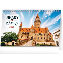 NOTIQUE Stolní Hrady a zámky 23,1 x 14,5 cm 2025