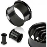 Šperky4U tunel do ucha černý TN01096-32 – Sleviste.cz