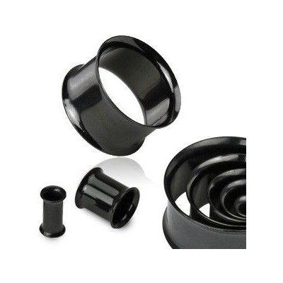 Šperky4U tunel do ucha černý TN01096-32 – Sleviste.cz