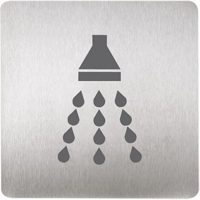 Piktogram Sanela sprcha, nerez mat SLZN 44R – Zboží Mobilmania