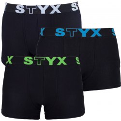 Styx boxerky sportovní guma vícebarevné G9606162 3Pack