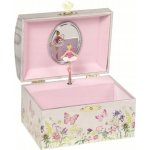 Goki Hrací skříňka stříbrná s vílou melodie Labutí jezero – Zboží Dáma Goki Hrací skříňka stříbrná s vílou melodie Labutí jezero – Zboží Dáma