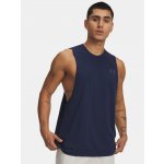 Under Armour UA LEFT CHEST CUT OFF TANK Modrá – Sleviste.cz