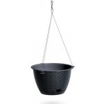 Prosperplast RATOLLA ROUND W květináč závěsný antracit 24.3 cm – Zboží Mobilmania