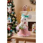MagicHome Dekorace Candy Line myška růžová 27 cm – Hledejceny.cz