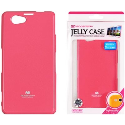 Pouzdro Jelly Case Sony Z1compact růžové