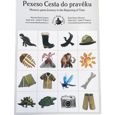 Pexeso Cesta do pravěku – Hledejceny.cz