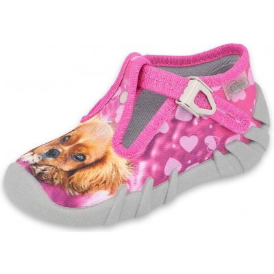 Befado dívčí bačkory SPEEDY 110P415 motiv pejsek růžová – Zboží Dáma