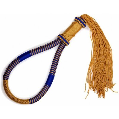 Mongkol Boon ručně pletený Modro-zlatá – Zboží Dáma