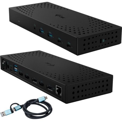 i-tec USB 3.0 / USB-C / Thunderbolt 3, 3x 4K Docking Station + Power Delivery 85W CATRIPLE4KDOCKPD2 – Zboží Živě