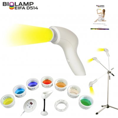 Biolampa Eifa D514 + kolorterapie 3 filtrů + velký stojan – Zbozi.Blesk.cz