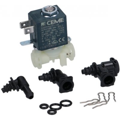 DeLonghi 5513225701 CEME 5220VN2,7P11AIF série 588 dvoucestný elektromagnetický ventil 230 V 13,5 VA DN 2,7 mm – Hledejceny.cz