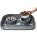 MPS podložka se dvěma miskami Potty 1,4 l 66 x 49 x 12 cm – Zboží Dáma