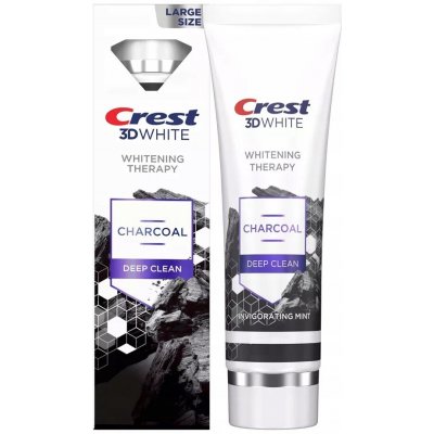 Crest 3D White Whitening Therapy Deep Clean aktivní uhlí 130 g – Hledejceny.cz