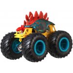 Mattel Hot Wheels Auto Monster Trucks Kaskadérské kousky set s vrakem kov – Zboží Dáma