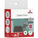 BabyDan pojistka pro dveře zásuvek a skříní 4 ks Cabinet Catch bio bílá – Sleviste.cz