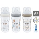 Nuk Perfect Match láhev s kontrolou teploty šedá 260 ml – Zboží Dáma