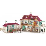 SCHLEICH Velký dům se stájí a příslušenstvím 25270 – Zboží Dáma