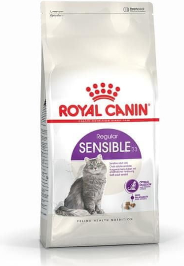 Royal Canin Regular Sensible granule pro kočky s citlivým zažívacím traktem 10 kg