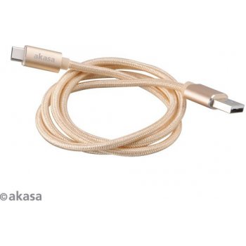 Akasa AK-CBUB34-10GL USB 2.0 typ A na typ C, 1m