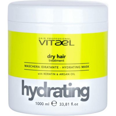 Vitalfarco Vitael Dry Hydratační maska s keratinem a arganovým olejem 1000 ml – Zboží Dáma