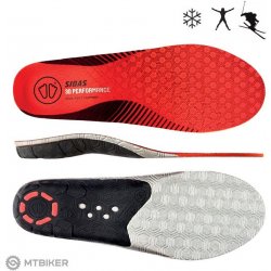 SIDAS Vložky do bot Winter 3D Performance červená/černá