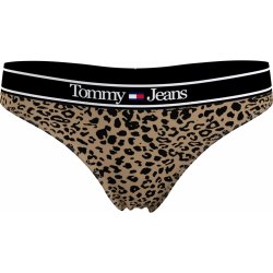 Tommy Hilfiger Dámská tanga UW0UW04999 0HD zvířecí vzor