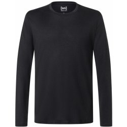 super.natural pánské funkční merino triko dlouhým rukávem ARCTIC230 LS Jet black