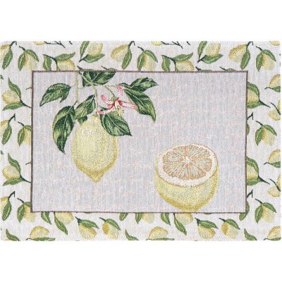 SCANquilt MOTIV citróny žlutozelená Prostírání 30x45 cm – Zboží Dáma
