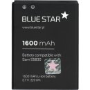 Baterie pro mobilní telefon BlueStar Samsung S5830 Galaxy Ace / BS-EB494358VU 1600mAh