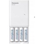 Panasonic Eneloop Smart Plus BQ-CC87 + 4x AA K-KJ87MCD40 – Zboží Živě