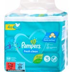 Pampers Fresh Clean vlhčené ubrousky pro děti 4 x 52 ks – Zboží Mobilmania