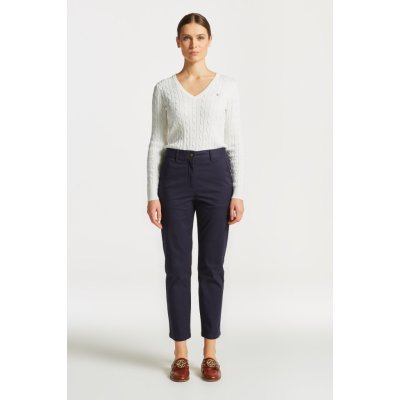 Gant SLIM CHINOS EVENING BLUE – Zboží Dáma