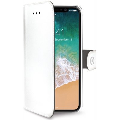 Pouzdro Celly Wally Apple iPhone X/Xs bílé – Zboží Mobilmania