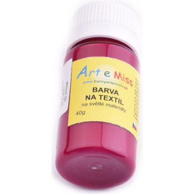 ArteMiss Barvy na světlý textil 40 g vínová – Zboží Dáma
