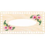 Dřevěný svět online Víko na kapesníky 24 x 12 cm Ibišek – Zboží Dáma Dřevěný svět online Víko na kapesníky 24 x 12 cm Ibišek – Zboží Dáma