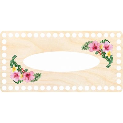 Dřevěný svět online Víko na kapesníky 24 x 12 cm Ibišek – Zboží Dáma Dřevěný svět online Víko na kapesníky 24 x 12 cm Ibišek – Zboží Dáma