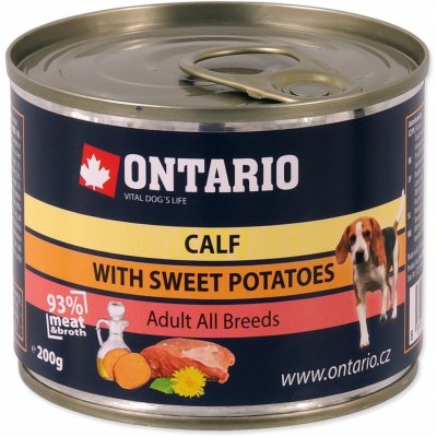 Ontario Mini Calf Sweetpotato Dandelion and linseed oil 200 g – Zboží Mobilmania