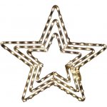 ACA Lighting 3xLED vánoční hvězda do okna 21W 230V teplá bílá barva IP44 – Hledejceny.cz