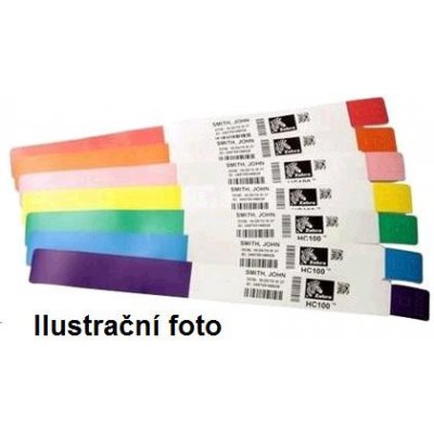 Zebra Z-Band Direct náramkové pásky, DT, 25 mm x 279 mm, 6 x 200 ks, červená – Zboží Živě