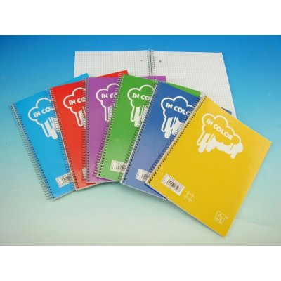 Papírny Brno Blok kollegien A5 čtvereček boč. spirála 50 listů – Zboží Živě