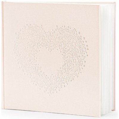 Kniha hostů světle růžová, 20,5x20,5cm – Zboží Mobilmania