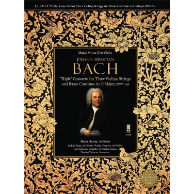J.S. Bach: Triple Concerto for 3 Violins in C Major, BWV 1064 noty na housle + audio – Hledejceny.cz