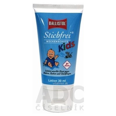 Sting-Free kids ballistol tělové mléko tuba 30 ml
