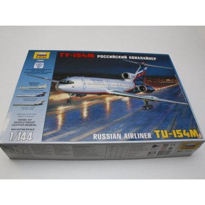 Zvezda Slepovací model Tu154M Russian Airliner 1:144