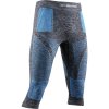 pánské spodky X-Bionic Energy Accumulator 4.0 Pants 3/4 Men Dark Grey Melange/Blue