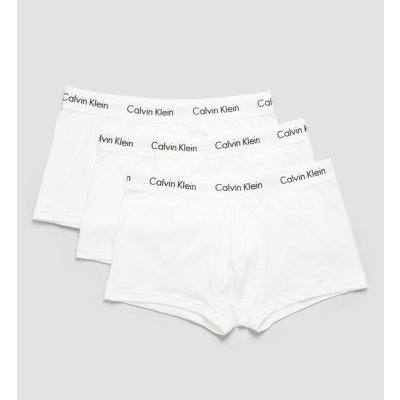 Calvin Klein pánské bílé boxerky 3Pack – Zboží Mobilmania