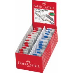 Faber-Castell Pryž a chránič Grip 2001 2 ks modrá červená