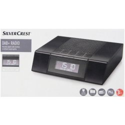 Radiopřijímač SILVERCREST Rádiobudík DAB+ SRD F1 A1