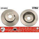 Brzdový kotouč TRW DF4093